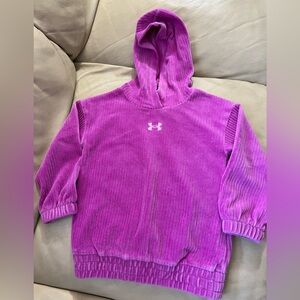 Under Armour Toddler Girls Pink hoodie Size 2T